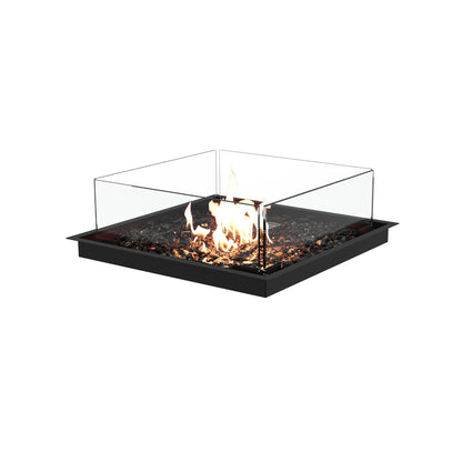 EcoSmart Square 22 Fire Pit Kit with Flexible Square Design