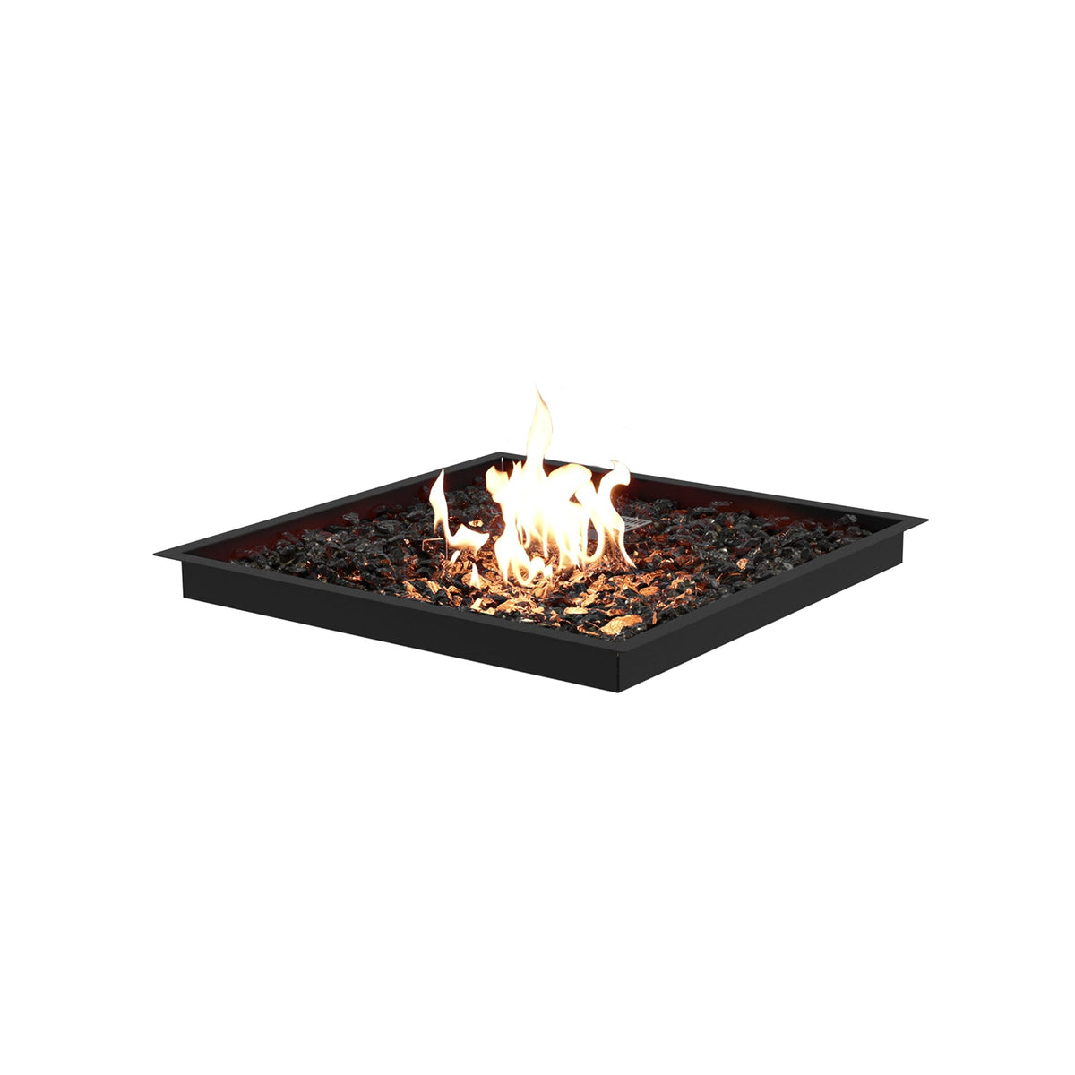 EcoSmart Square 22 Fire Pit Kit with Flexible Square Design