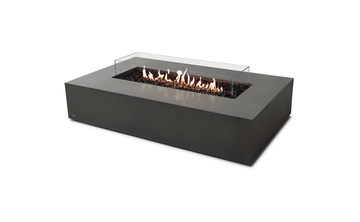 EcoSmart Fire Wharf 65 Fire Table with Smokeless Bioethanol Flame