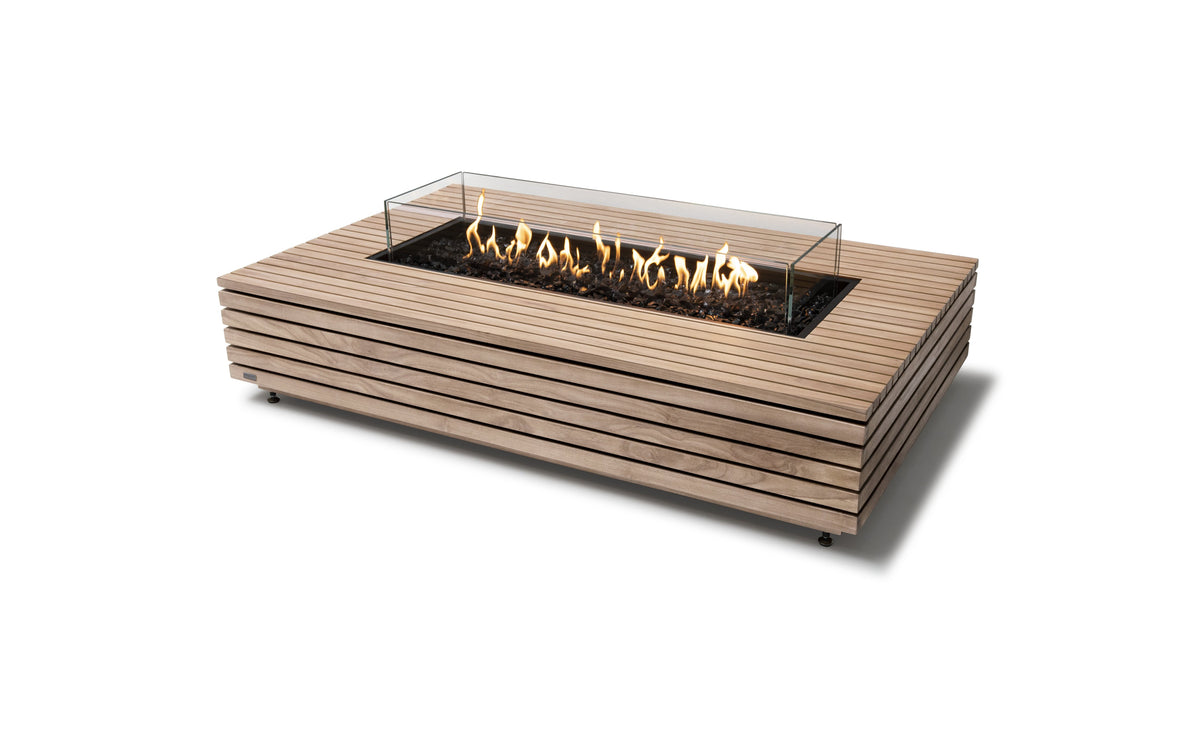 EcoSmart Fire Wharf 65 Fire Table with Smokeless Bioethanol Flame