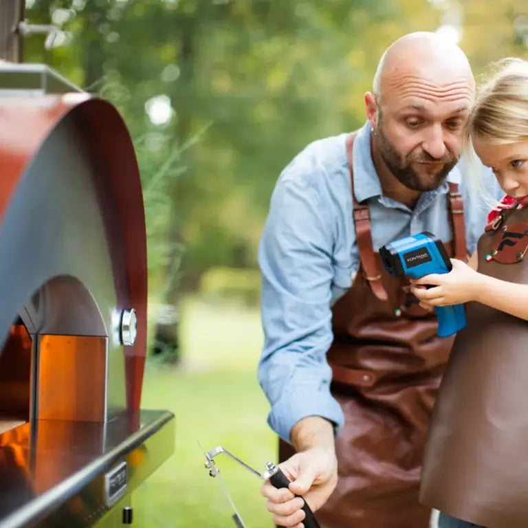 Fontana Margherita Rosso Countertop Dual Fuel Pizza Oven