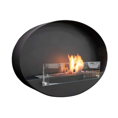 ScandiFlames Maryland Oval Wall Mounted Bioethanol Fireplace