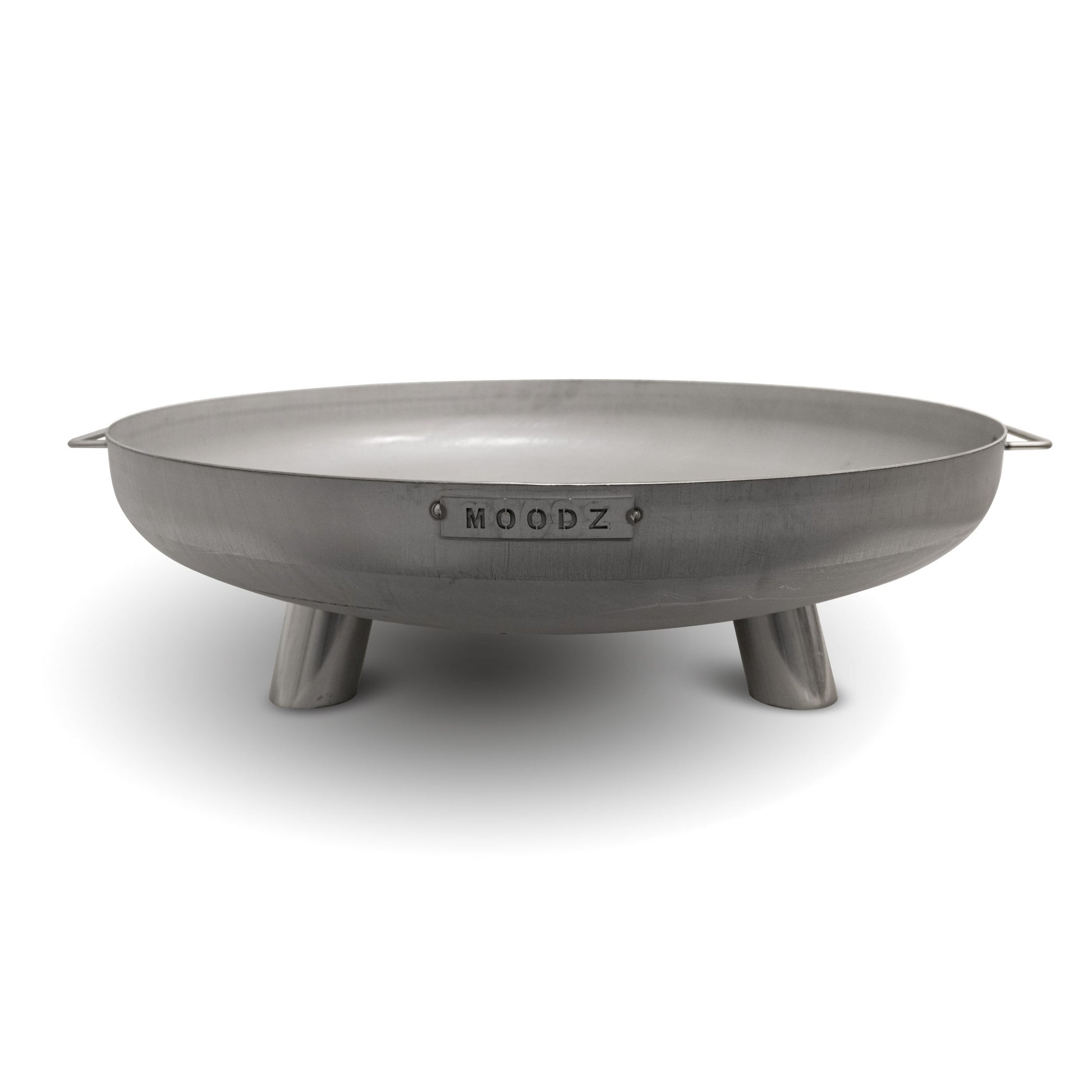 Mood Fire Bowl with Feet and Handles, Stainless Steel