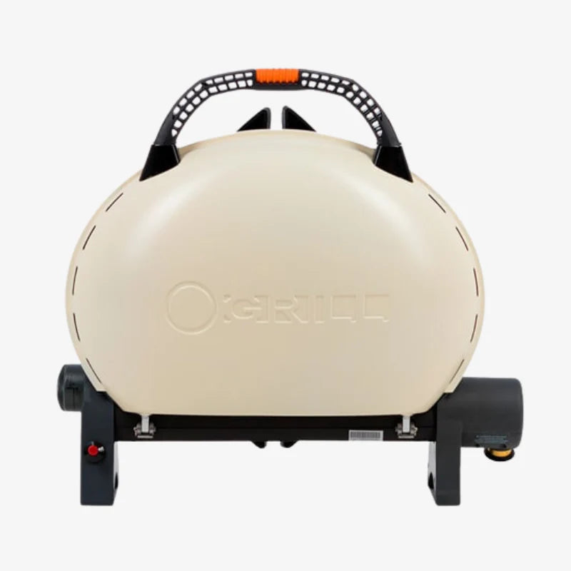 O GRILL 500 Cream Portable Gas BBQ | Compact Outdoor Grill