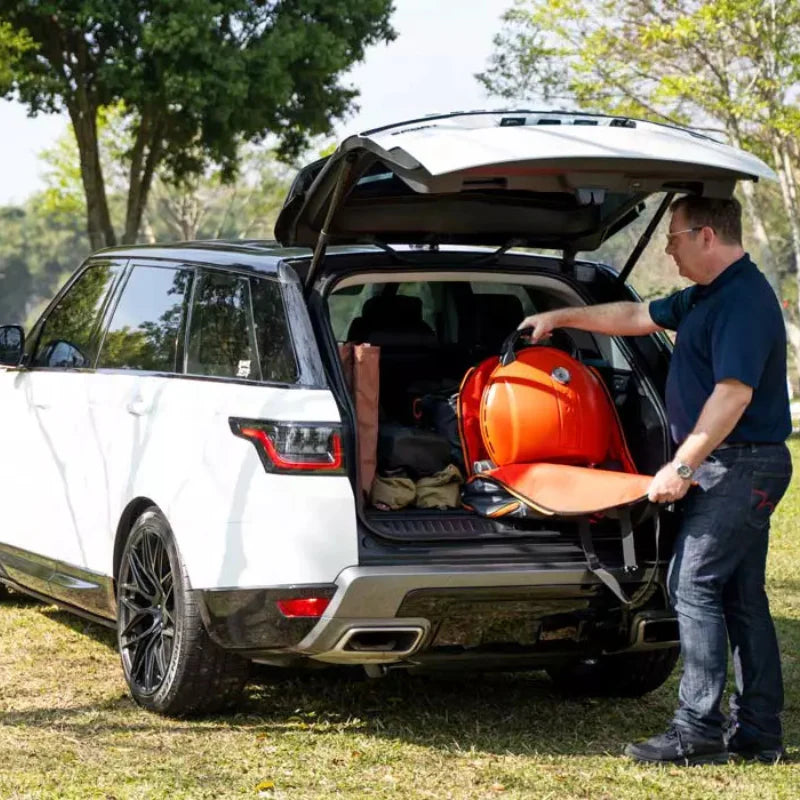 O GRILL 500 Orange Portable Gas BBQ | Compact Outdoor Grill