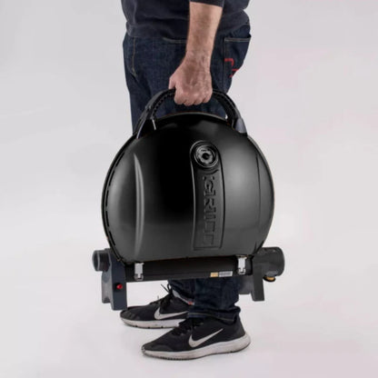 O GRILL 900 Portable Gas BBQ | Family-Sized Outdoor Grill - Black