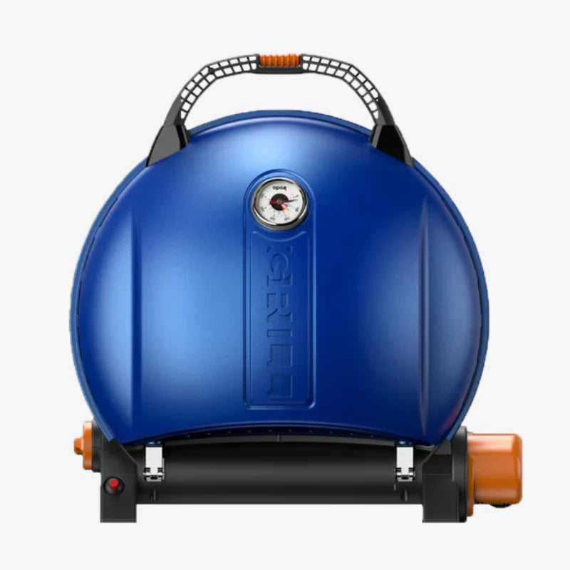 O GRILL 900 Portable Gas BBQ | Family-Sized Outdoor Grill - Blue