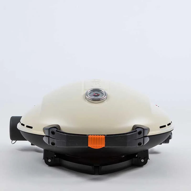 O GRILL 900 Portable Gas BBQ | Family-Sized Outdoor Grill -Cream
