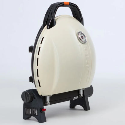 O GRILL 900 Portable Gas BBQ | Family-Sized Outdoor Grill -Cream