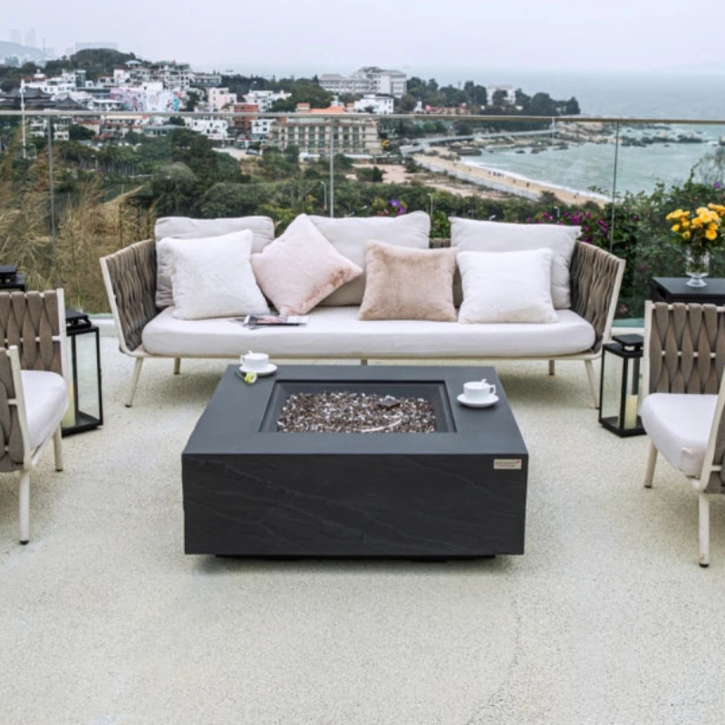 Roraima Fire Table - Slate Black