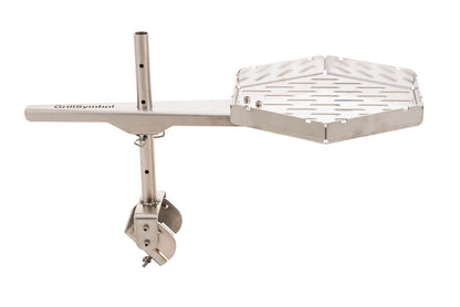 GrillSymbol Otto Stainless Steel Fire Pit Grill Set with Adjustable Height