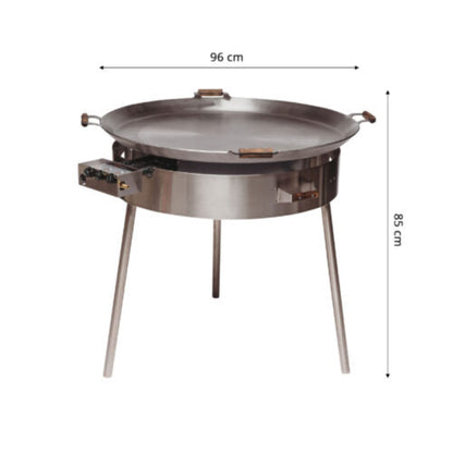 GrillSymbol PRO 960 Light 96cm Gas Paella Pan Outdoor Cooker