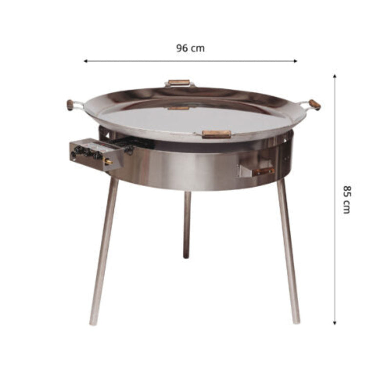 GrillSymbol PRO 960 Inox 96cm Stainless Steel Catering Paella Set