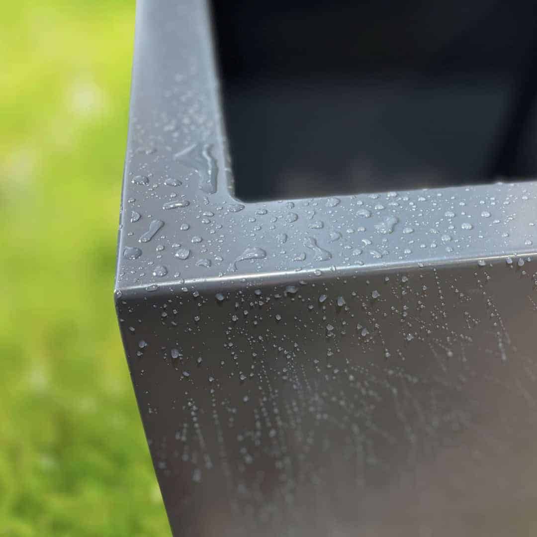 Arden Trough Planter Powder Coated Steel Handmade UK