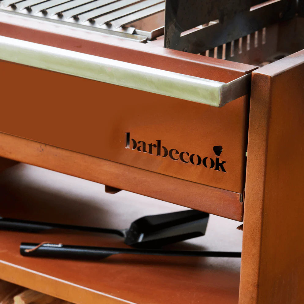 Barbecook Pedro Asado Grill & Workstation – Corten Steel Outdoor BBQ