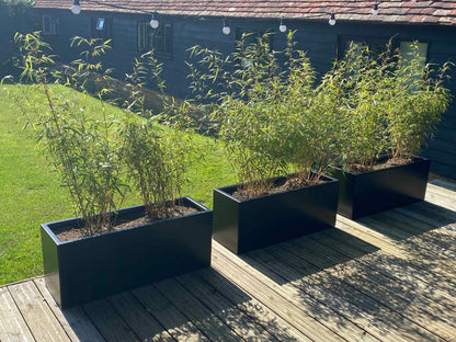 Arden Trough Planter Powder Coated Steel Handmade UK