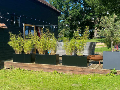 Arden Trough Planter Powder Coated Steel Handmade UK