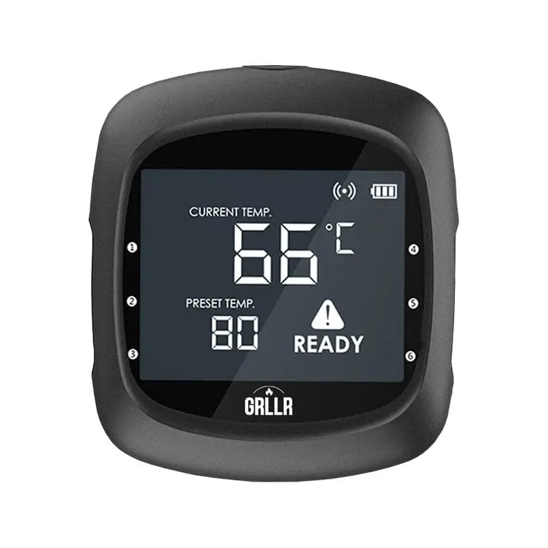 GRLLR Bluetooth BBQ Thermometer with 2 Probes and Smartphone App