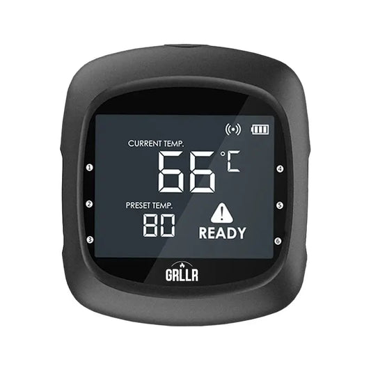 GRLLR Bluetooth BBQ Thermometer with 2 Probes and Smartphone App