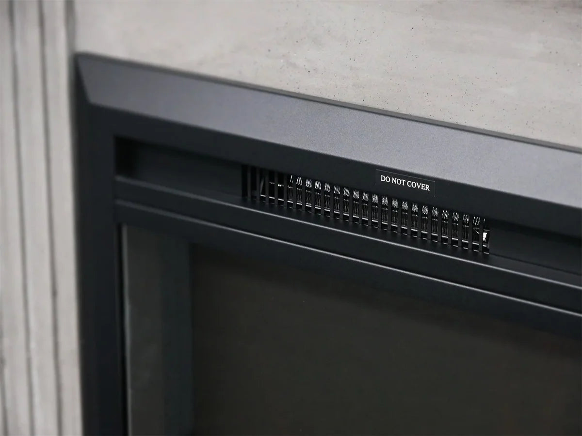 Pyrope Electric Fireplace Insert 65 cm Black