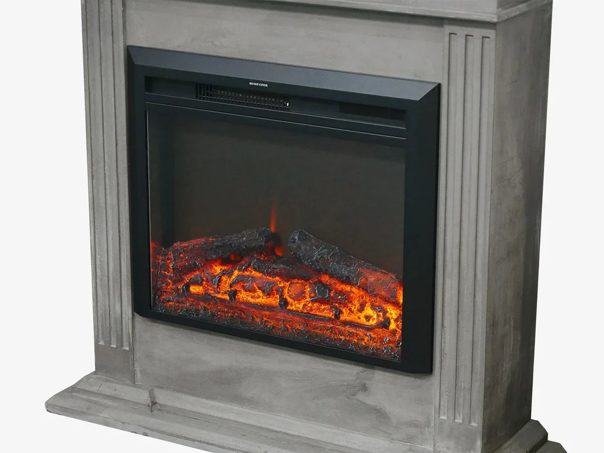 Pyrope Electric Fireplace Insert 65 cm Black