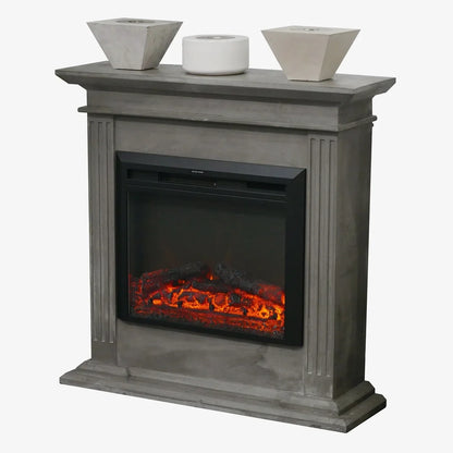 Pyrope Electric Fireplace Insert 65 cm Black