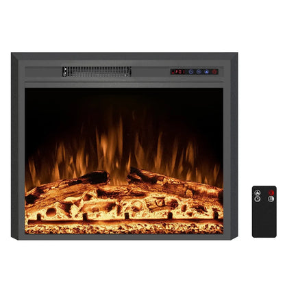 Pyrope Electric Fireplace Insert 65 cm Black