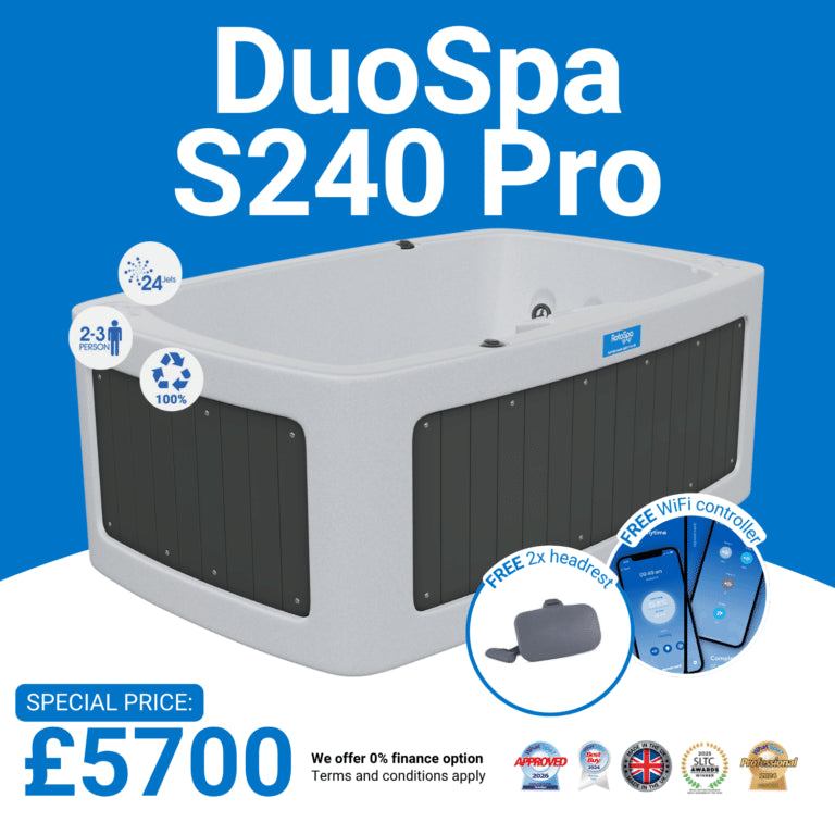 RotoSpa DuoSpa S240 Hot Tub & Ice Bath | Premium 2-Person Garden Spa