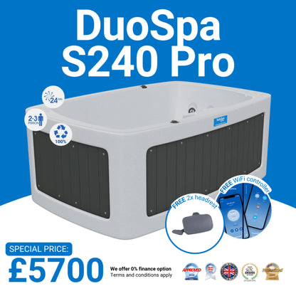 RotoSpa DuoSpa S240 Hot Tub & Ice Bath | Premium 2-Person Garden Spa