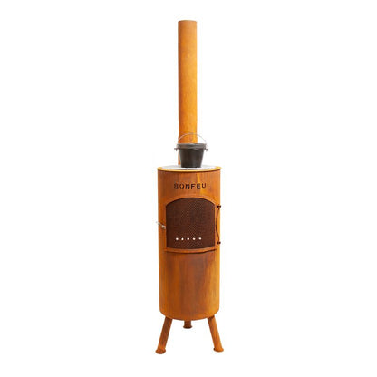Bonfeu, Bongiano LP, Outdoor Fireplace, Rust
