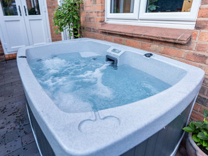 DuoSpa S080 2-Person Hot Tub & Ice Bath | Dark Grey