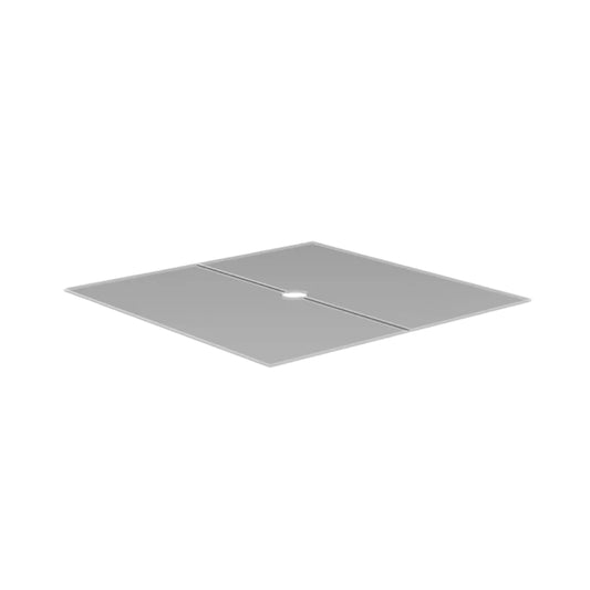 EcoSmart S18 Cover Plate | Smoke Grey Toughened Glass