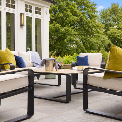 Hex Living Social Set Anthracite Grey | Premium Garden Furniture