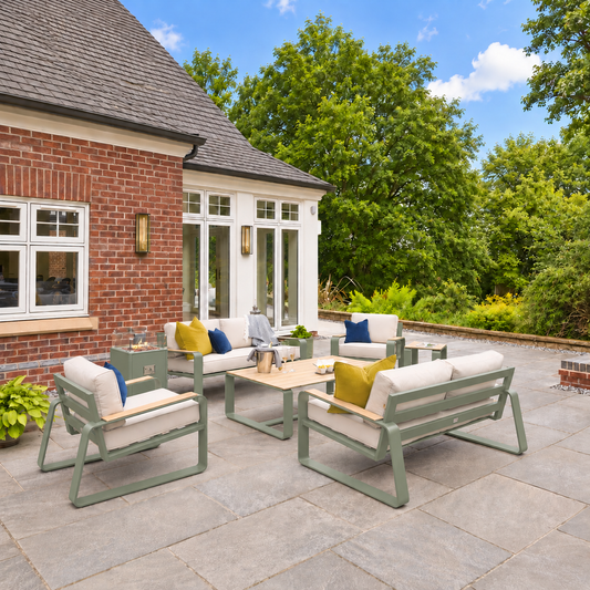 Hex Living Social Set Sage Green | Premium Garden Furniture
