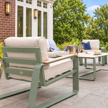 Hex Living Social Set Sage Green | Premium Garden Furniture