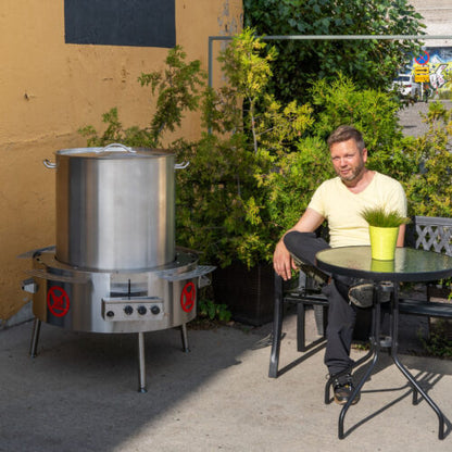 GrillSymbol 160 L Gas Soup Station for Large Scale Catering and Events