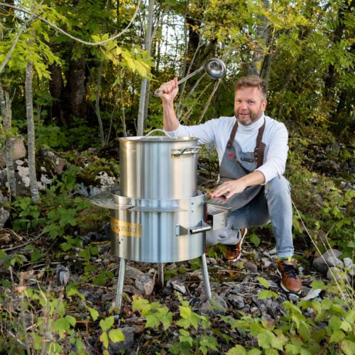GrillSymbol 30 L Gas Soup Station for Large Catering and Events