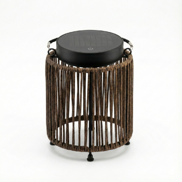 ZOLUNA Luca Light Oak Solar Lantern | USB Rechargeable Outdoor Floor Lamp