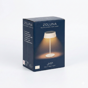 ZOLUNA JYP Solar Table Lamp Sand | Premium Heavy Outdoor Lamp with USB Charging