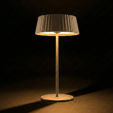 ZOLUNA JYP Solar Table Lamp Sand | Premium Heavy Outdoor Lamp with USB Charging