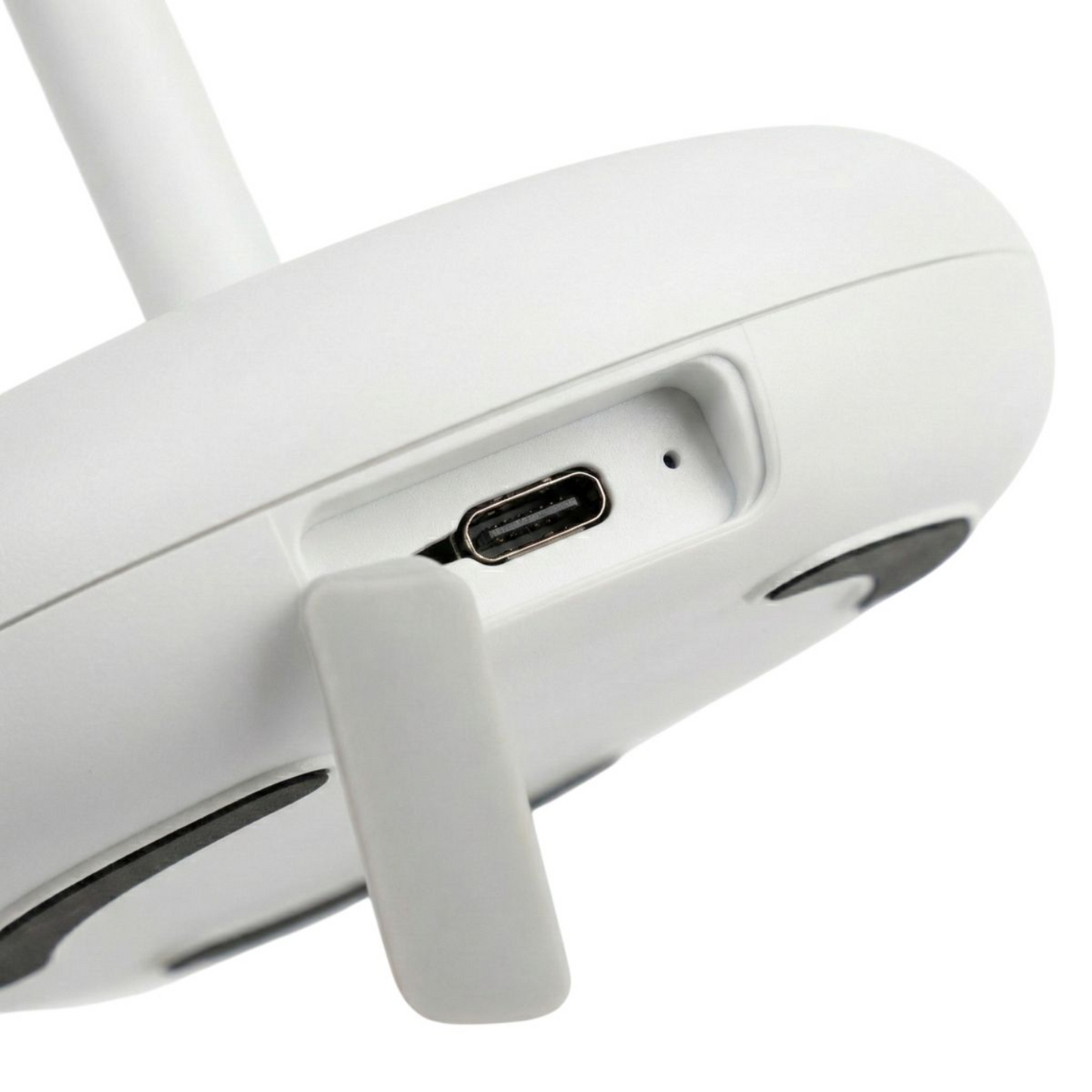 ZOLUNA Bobbie White Solar Table Lamp | Touch Dimmable & USB Rechargeable Light