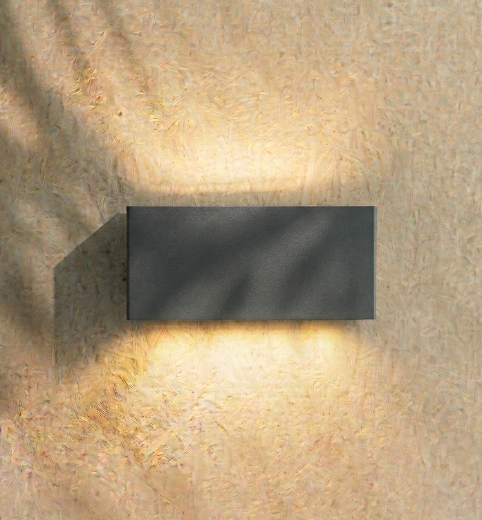 ZOLUNA Bas Solar Wall Light | Premium Aluminium Up & Down Outdoor Light