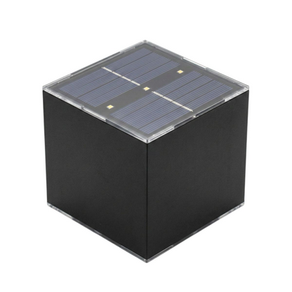 ZOLUNA Marga Square Solar Wall Lamp | Premium Aluminium Up & Down Light