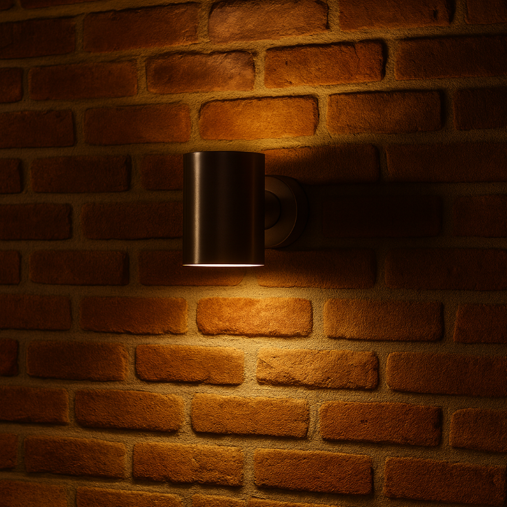 ZOLUNA Noor Solar Wall Lamp | Stainless Steel Up & Down Outdoor Light