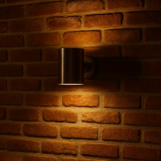 ZOLUNA Noor Solar Wall Lamp | Stainless Steel Up & Down Outdoor Light