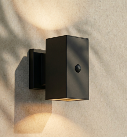 ZOLUNA Willem Square Solar Wall Light | Motion Sensor Up Down Outdoor Light
