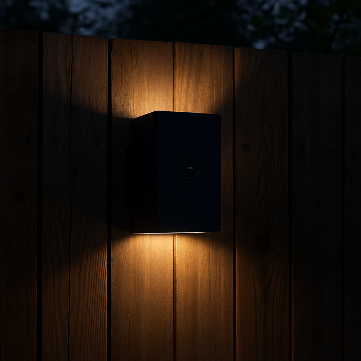ZOLUNA Willem Square Solar Wall Light | Motion Sensor Up Down Outdoor Light