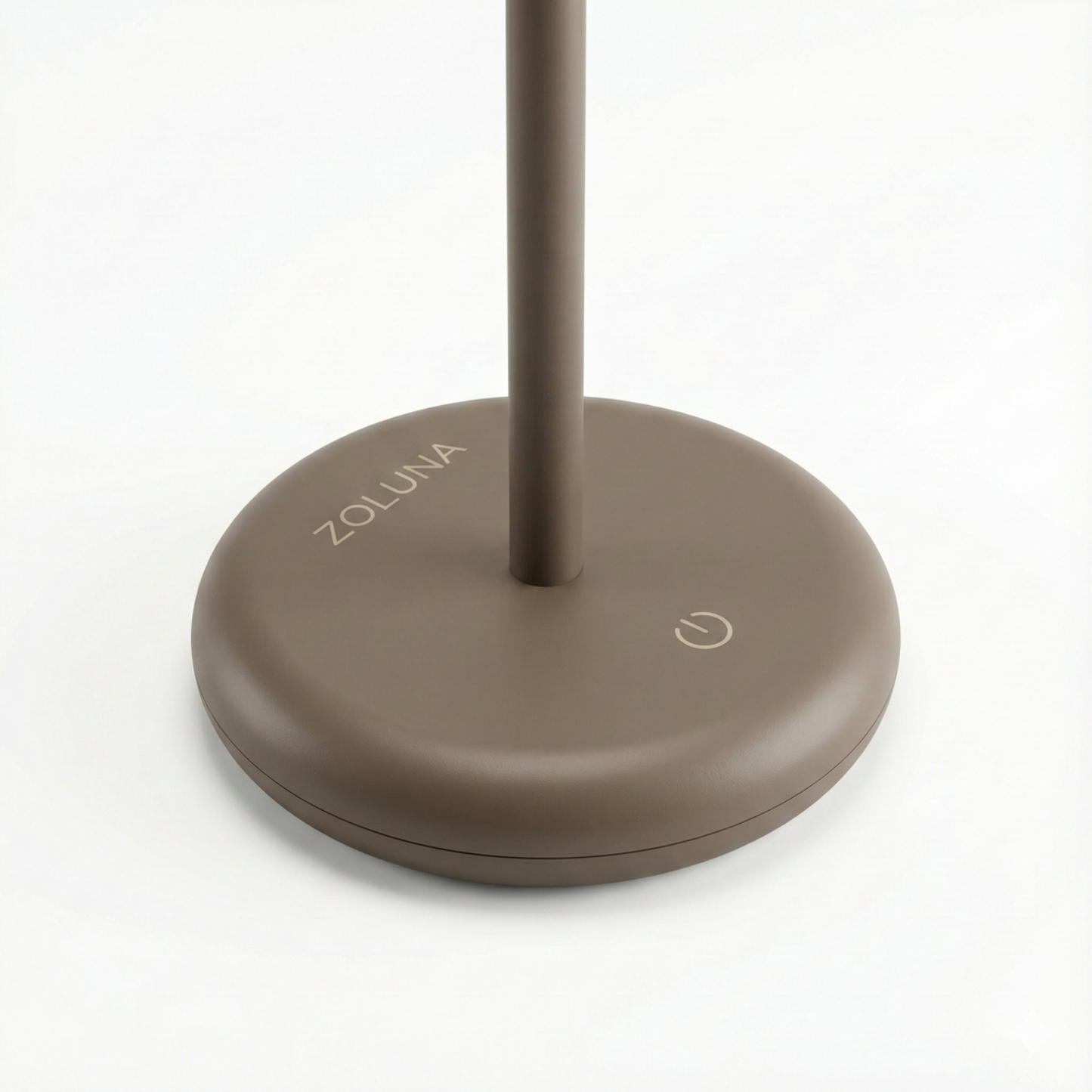 ZOLUNA Bobbie Cappuccino Solar Table Lamp | Elegant Touch Dimmable Outdoor Light