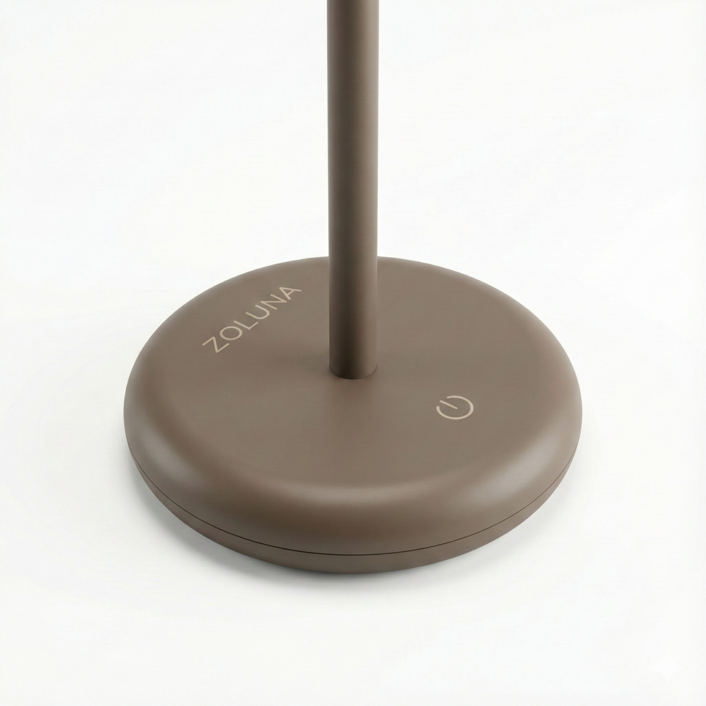 ZOLUNA Bobbie Cappuccino Solar Table Lamp | Elegant Touch Dimmable Outdoor Light