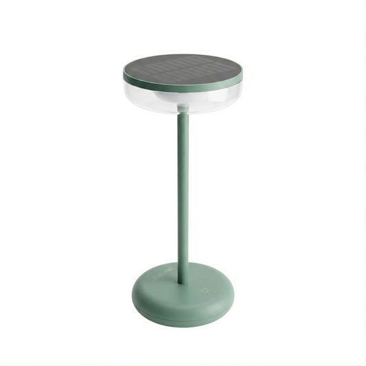 ZOLUNA Bobbie Fresh Green Solar Table Lamp | Stylish Wireless Garden Lighting